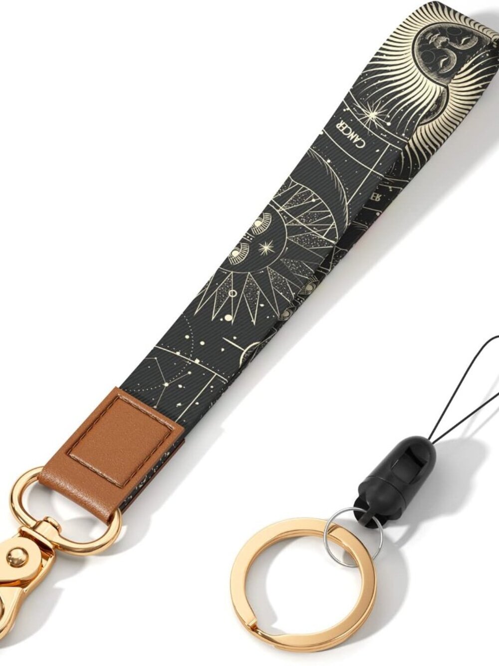 Wrist Lanyard Key Chain, Cute Wristlet Strap Keychain Holder for Women Men Car K